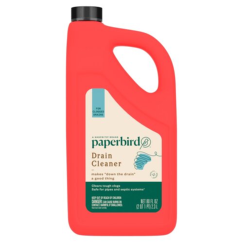 Paperbird Drain Cleaner, 80 fl oz 