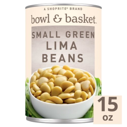 Bowl & Basket Small Green Lima Beans, 15 oz