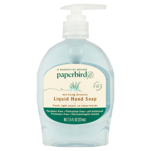 Paperbird Morning Breeze Liquid Hand Soap, 7.5 fl oz