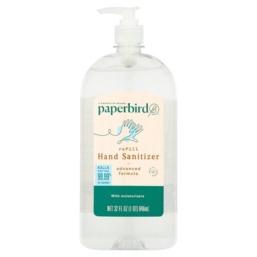 Paperbird Refill Hand Sanitizer, 32 fl oz