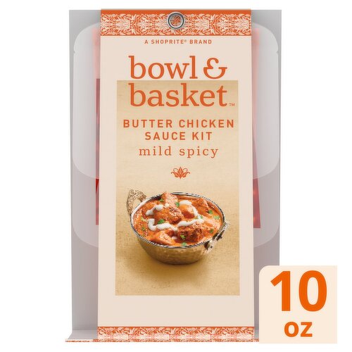 Bowl & Basket Mild Spicy Butter Chicken Sauce Kit, 10 oz