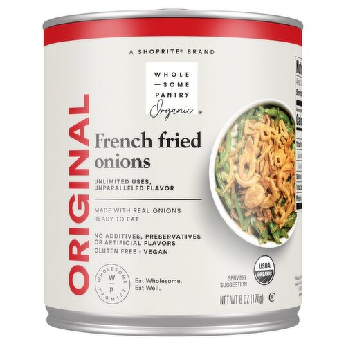 Wholesome Pantry Organic Original French Fried Onions, 6 oz