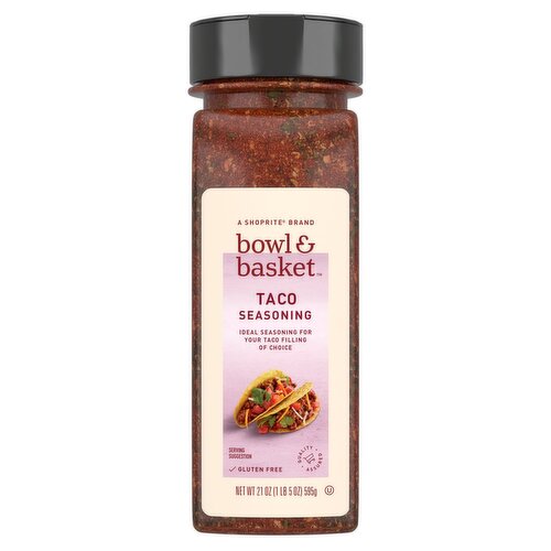 Bowl & Basket Taco Seasoning Value Size, 21 oz