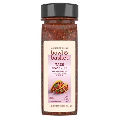 Bowl & Basket Taco Seasoning, 21 oz