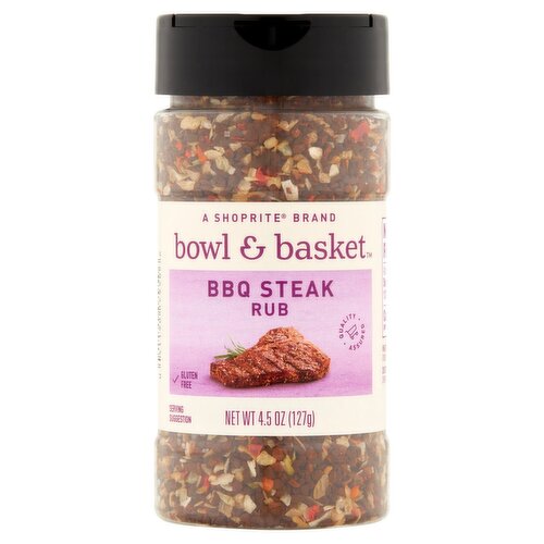 Bowl & Basket BBQ Steak Rub, 4.5 oz