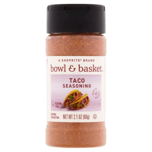 Bowl & Basket Taco Seasoning, 2.1 oz