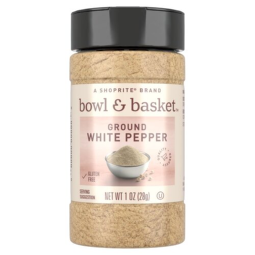 Bowl & Basket Ground White Pepper, 1 oz