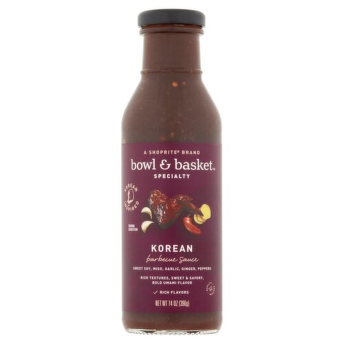 Bowl & Basket Specialty Korean Barbecue Sauce, 14 oz