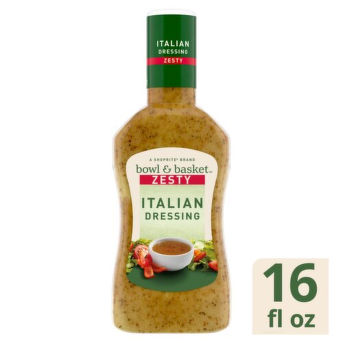 Bowl & Basket Zesty Italian Dressing, 16 fl oz