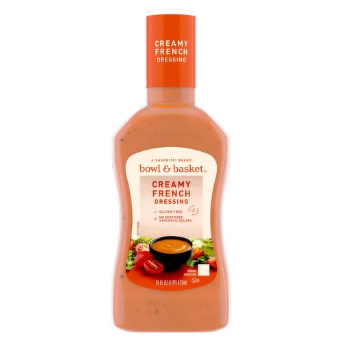 Bowl & Basket Creamy French Dressing, 16 fl oz