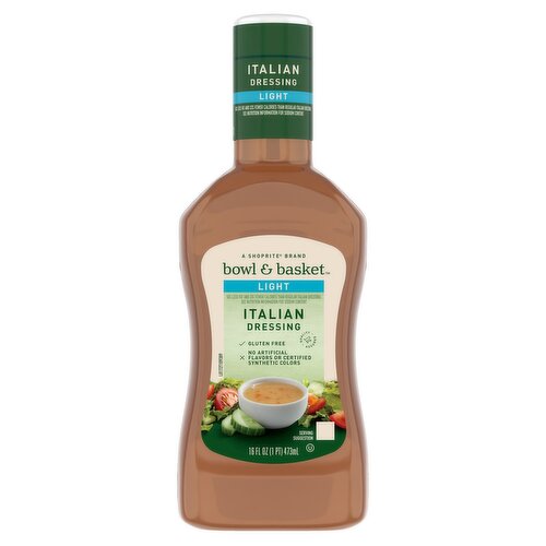 Bowl & Basket Light Italian Dressing, 16 fl oz