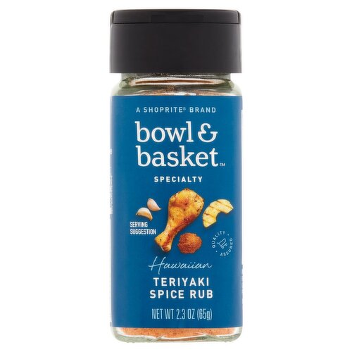 Bowl & Basket Specialty Hawaiian Teriyaki Spice Rub, 2.3 oz