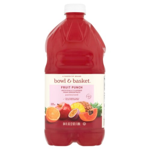 Bowl & Basket Fruit Punch Juice, 64 fl oz