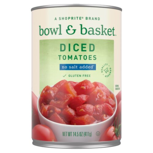 Bowl & Basket Diced Tomatoes, no salt added,14.5 oz