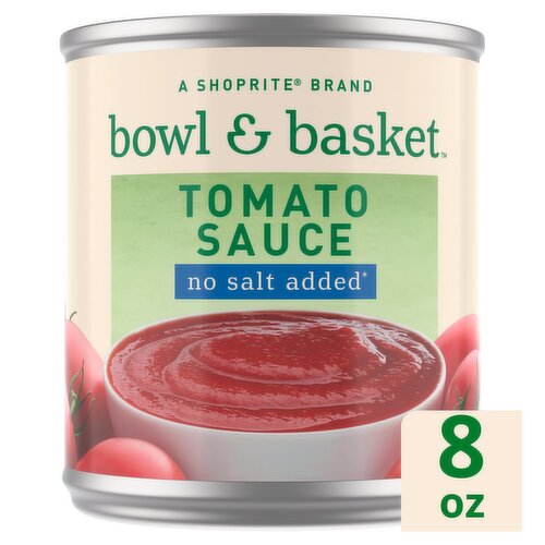 Bowl & Basket No Salt Added Tomato Sauce, 8 oz