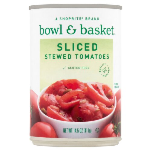 Bowl & Basket Sliced Stewed Tomatoes, 14.5 oz