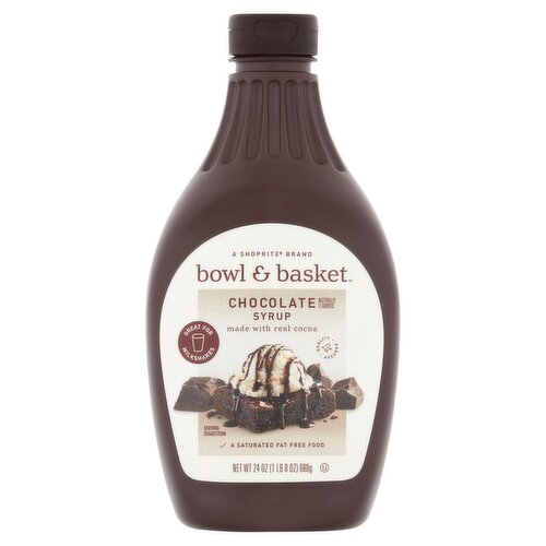 Bowl & Basket Chocolate Syrup, 24 oz