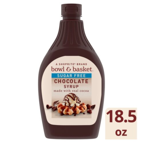 Bowl & Basket Sugar Free Chocolate Syrup, 18.5 oz