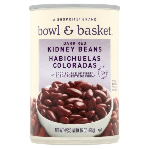 Bowl & Basket Dark Red Kidney Beans, Habichuelas Coloradas, 15 oz