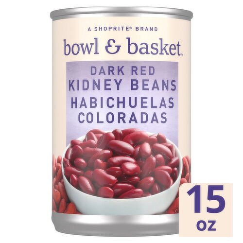 Bowl & Basket Dark Red Kidney Beans, Habichuelas Coloradas, 15 oz