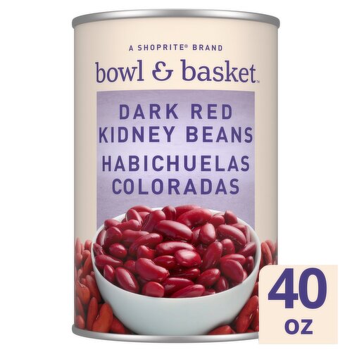 Bowl & Basket Dark Red Kidney Beans, Habichuelas Coloradas, 40 oz