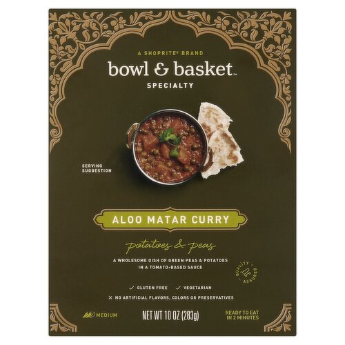 Bowl & Basket Specialty Potatoes & Peas Aloo Matar Curry, 10 oz