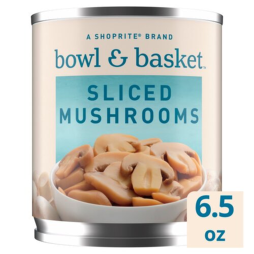 Bowl & Basket Sliced Mushrooms, 6.5 oz