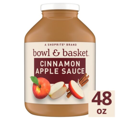 Bowl & Basket Cinnamon Apple Sauce, 48 oz