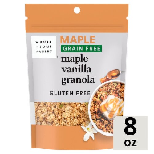 Wholesome Pantry Grain Free Maple Vanilla Granola, 8 oz