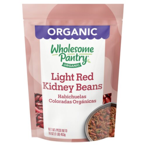 Wholesome Pantry Organic Light Red Kidney Beans, 16 oz