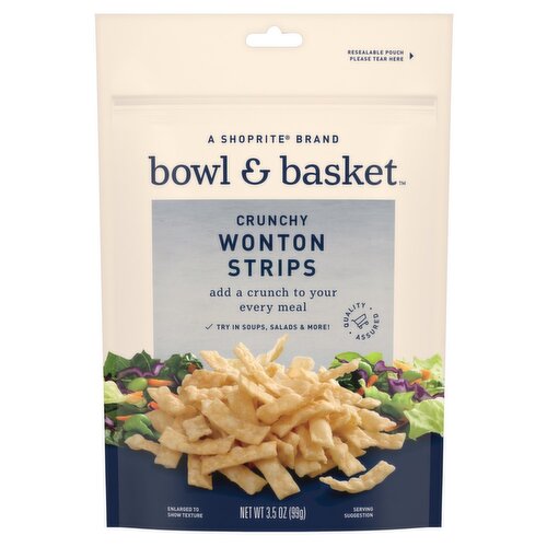 Bowl & Basket Crunchy Wonton Strips, 3.5 oz