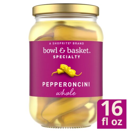 Bowl & Basket Specialty Whole Pepperoncini, 16 fl oz