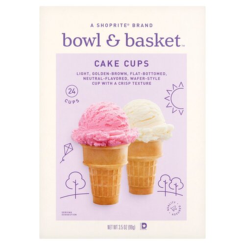 Bowl & Basket Cake Cups, 24 count, 3.5 oz