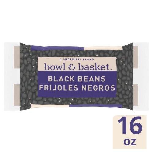 Bowl & Basket Black Beans, Frijoles Negros, 16 oz