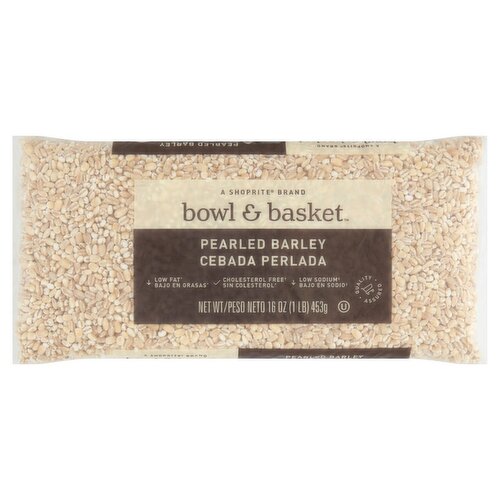 Bowl & Basket Pearled Barley, Cebada Perlada, 16 oz