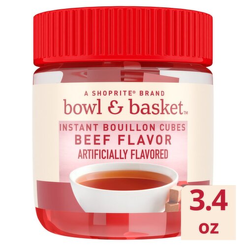 Bowl & Basket Beef Flavor Instant Bouillon Cubes, 3.4 oz