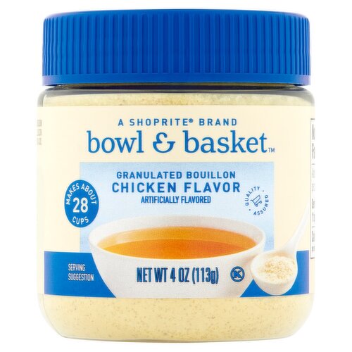 Bowl & Basket Chicken Flavor Granulated Bouillon, 4 oz