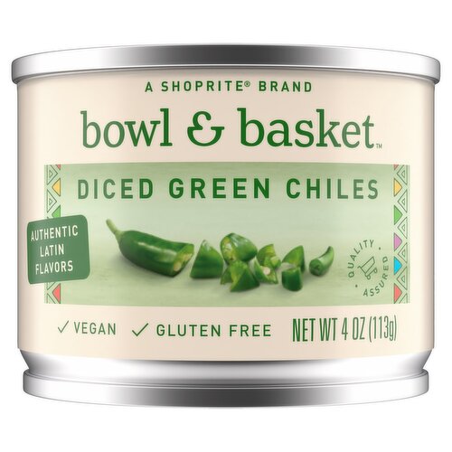 Bowl & Basket Diced Green Chiles, 4 oz