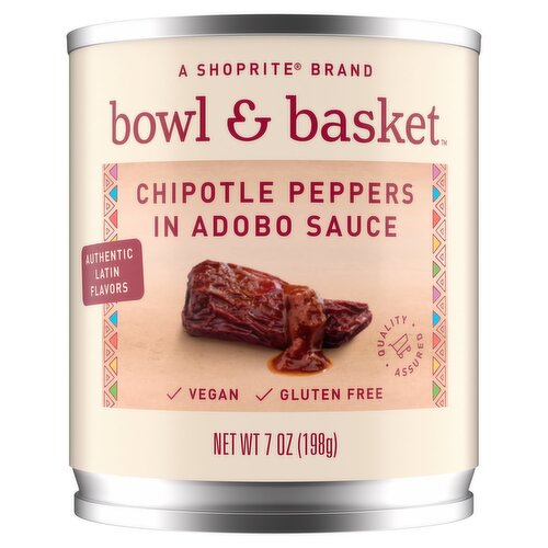 Bowl & Basket Chipotle Peppers in Adobo Sauce, 7 oz