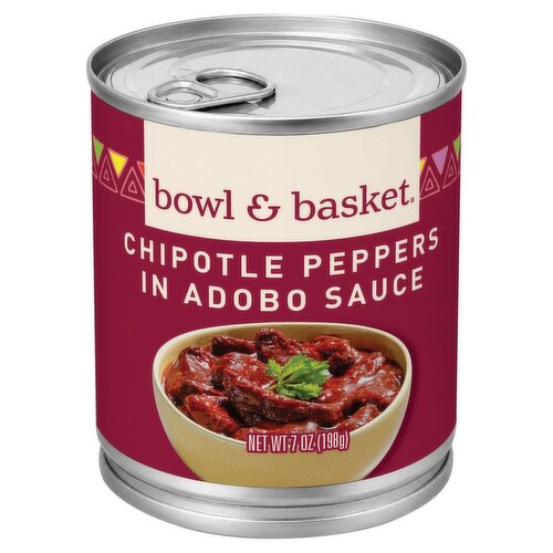 Bowl & Basket Chipotle Peppers in Adobo Sauce, 7 oz