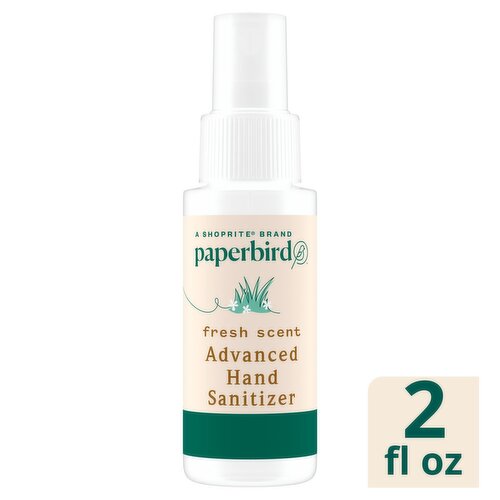 Paperbird Fresh Scent Advanced Hand Sanitizer, 2 fl oz