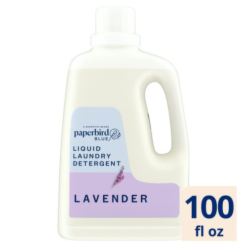 Paperbird Blue Lavender Liquid Laundry Detergent, 50 loads, 100 fl oz