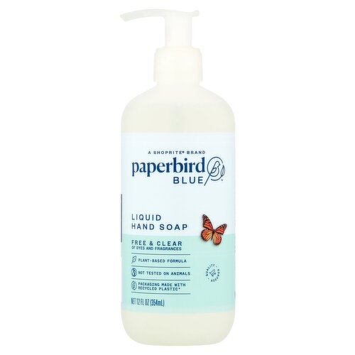 Paperbird Blue Liquid Hand Soap, 12 fl oz