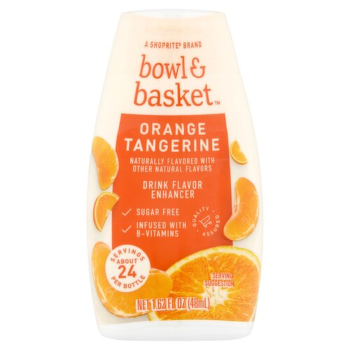 Bowl & Basket Orange Tangerine Drink Flavor Enhancer, 1.62 fl oz