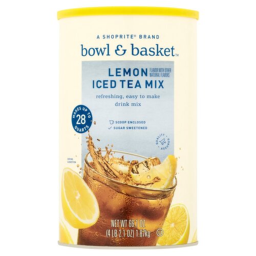 Bowl & Basket Lemon Iced Tea Drink Mix, 66.1 oz