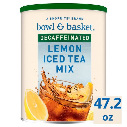 Bowl & Basket Decaffeinated Lemon Iced Tea Mix, 47.2 oz