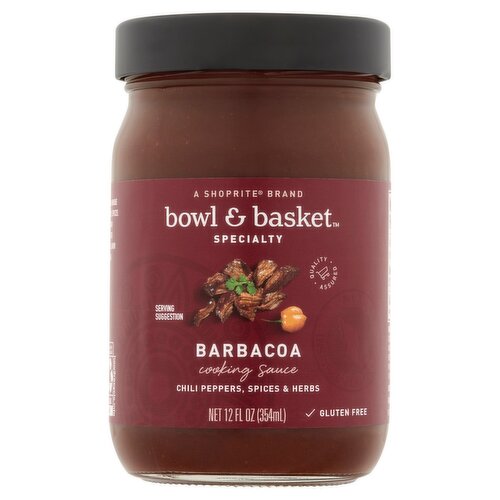 Bowl & Basket Specialty Barbacoa Cooking Sauce, 12 fl oz