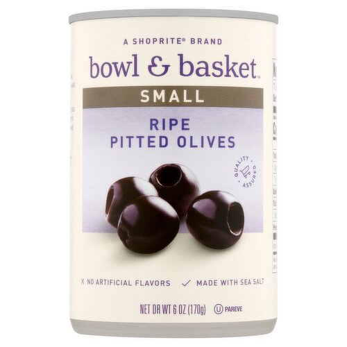 Bowl & Basket Small Ripe Pitted Olives, 6 oz