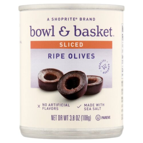 Bowl & Basket Sliced Ripe Olives, 3.8 oz