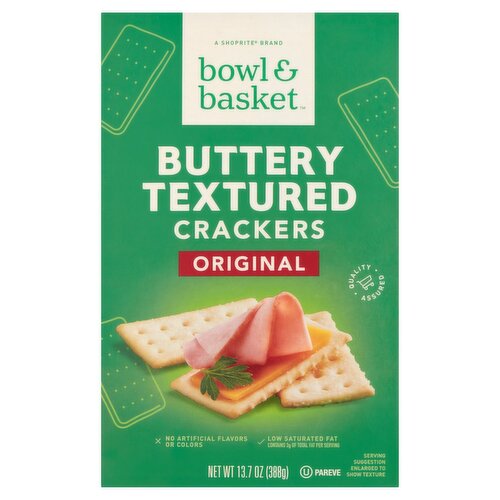 Bowl & Basket Original Buttery Textured Crackers, 13.7 oz